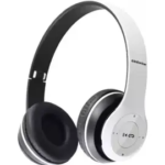 P47 Wireless Bluetooth Stereo Headphoneswhite