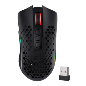 Redragon M808-KS STORM PRO RGB Wireless Gaming Mouse (Black)